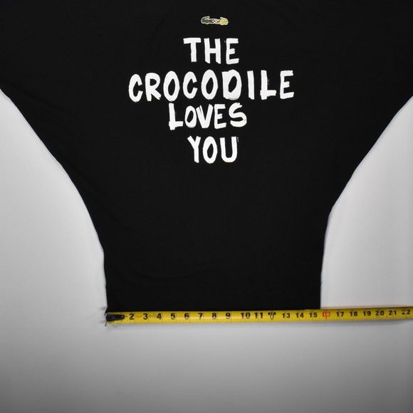 LACOSTE + MALANDRINO "Crocodile Loves You" Oversized Tunic - S - Picture 6 of 7